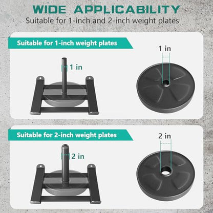 Weight Sled with Harness, Heavy Duty Fitness Strength Training Sled Workout Sled for Athletic Exercise and Speed, Suitable for 1" and 2" Weight Plates