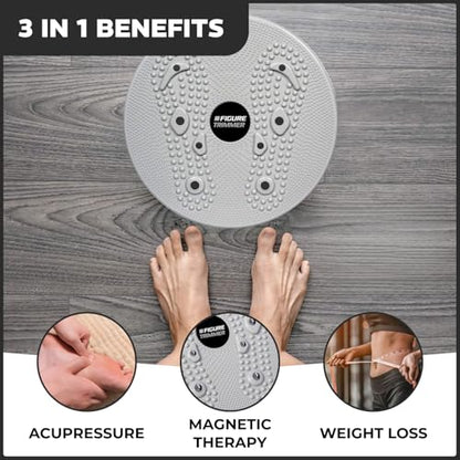 Ab Twister Board for Exercise Waist Twisting Disc Acupressure Nodes