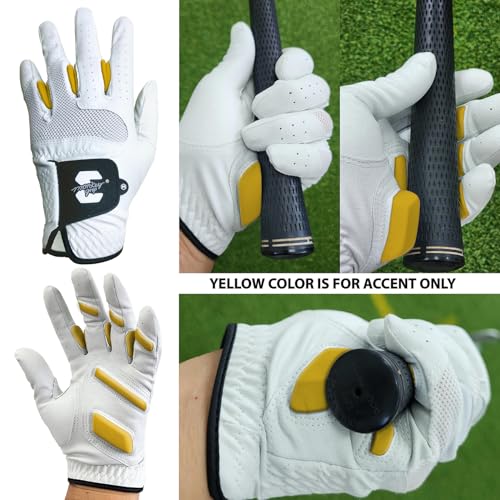 MONKEY GRIP Wedge Pad Golf Glove, Non-Slip, Slice Prevention, Left Hand - size: MAN-Medium Left Hand