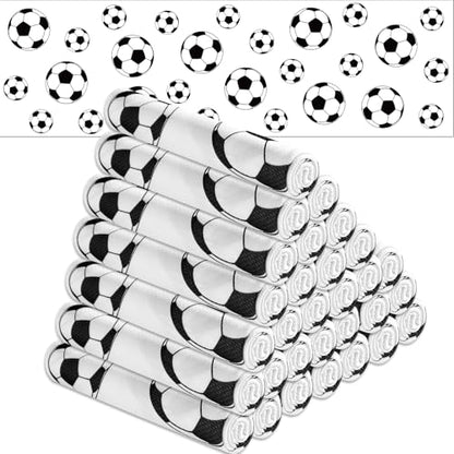 30Pcs Soccer Ball Cooling Towels for Neck and Face 40 x 12 Inch Sports Team Gifts Workout Ice Towel for Gym Sweat Microfiber Breathable Chilly Bulk Neck Wraps for Athletes Camping Travel Outdoor