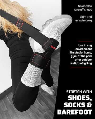 THEFITGUY Functional Strength & Flexibility Bundle – Coach Resistance Belt and Quadriceps Stretching Strap