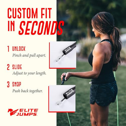 Fit Plus Pro Freestyle PVC, 4mm Cord Skipping Rope, Cardio, Adjustable 10ft Length with 8" Reinforced Handles, Non-Slip Grip for Gym Workout, School Sport, Beginner Use