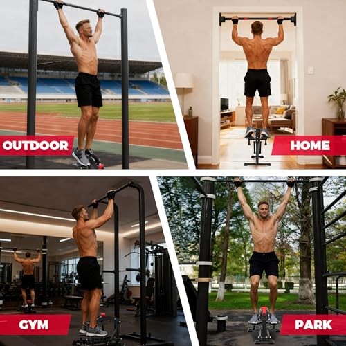 ONETWOFIT Pull Up Assistance Machine 660 LBS, Multi-Function Adjustable Power Assist for Pull Up Bar/Power Tower/Dip Station/Gymnastic Bar, Home Gym Strength Training Fitness Equipment