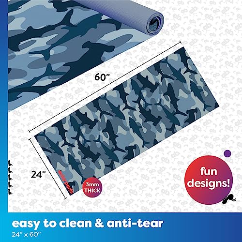 Antsy Pants Kids Yoga Mat - Yoga Mat for Kids, Yoga Mats for Home Workout, Travel Yoga Mat, Yoga Mat Non Slip, 60” x 24”, 3mm Free of Toxic Phthalates