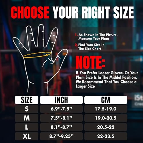 Weight Lifting Gloves with Wrist Wrap Support for Men & Women, Workout Gloves for Gym Training, Full Palm Protection, Anti-Slip Grip, Fitness Gloves for Weightlifting, Pull Ups & Strength Training - size: X-Large
