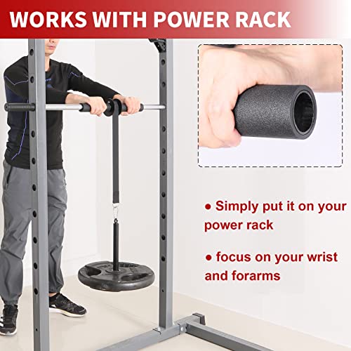 Wrist and Forearm Blaster, Wrist Roller & Forearm Strengthener for Training, Fitness Forearm Workout Equipment, Grip Strength Trainer for Gym and Home