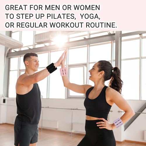 Ankle Weights Wrist Weight for Women Men, Set of 2, 1 lb/2 lb Each - color: Black, size: 1lb each weight (2lbs Pair)