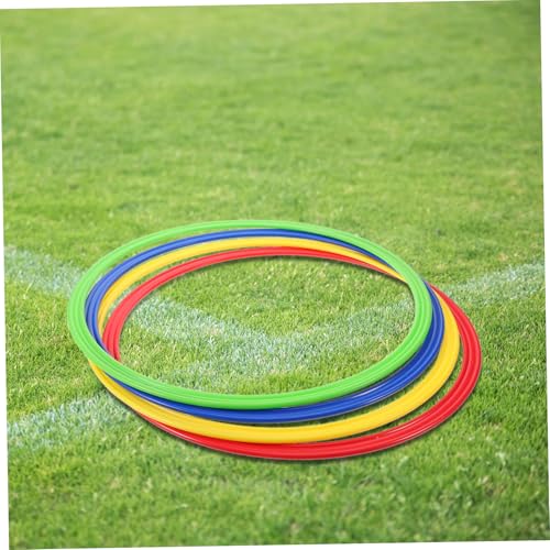 4pcs Soccer Agility Training Rings Multi for Speed and Coordination Drills Versatile Football Training Gear for Enhanced Athletic Performance