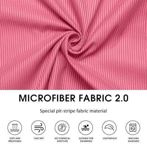 4Monster Microfiber Camping Towel - Quick Dry, Super Absorbent, Lightweight Travel Towel for Hiking, Beach, Gym, Backpacking, Yoga - Compact with Carry Bag (Pink, Medium(40.00" x 20.00"))