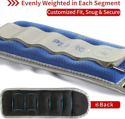 PROIRON Ankle Weights for Women, Leg Weights for Men, Ankle and Wrist Weights 2/4/6/8LBS，Reflective Arm Weights for Jogging，Gymnastics，Aerobics