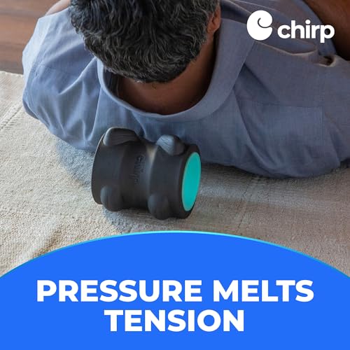 Chirp Wheel XR Massage Roller for Neck & Headache Relief – Rejuvenate Body, Spinal Care & Tension Through Thumb Pressure Release | High-Density Foam for Physical Therapy, 500lbs Capacity, 4" Mint