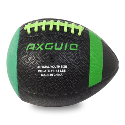 PassCatch Training Football, Composite Fatherless Bounce Back Youth Football, Training Improving Enhance Solo Passing Catching Skills (Deflated) - style: Youth Size(Ages 5-13)