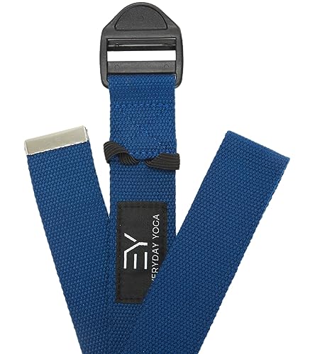 Everyday Yoga Super Strong Strap, Quiet Cinch Buckle, Stretching & Physical Therapy Fitness, Improve Flexibility