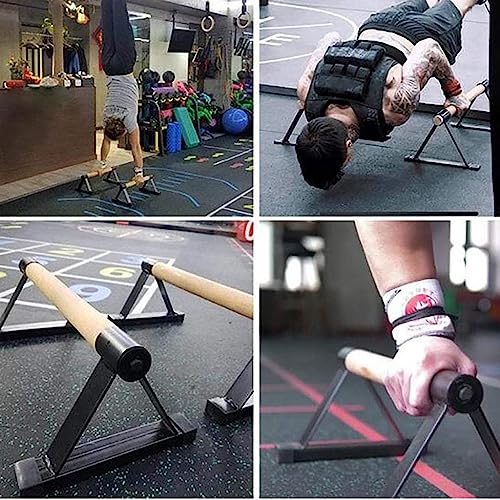 Push-up Bracket,Iron Triangle, Inverted Parallel Bar, Wooden Single Bars, Fitness Equipment