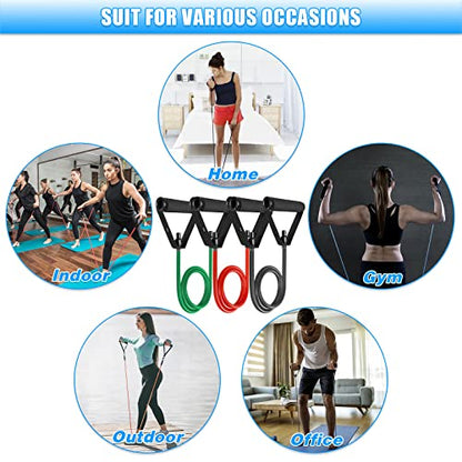 Door Anchor Strap for Resistance Bands Exercises, Multi Point Anchor Gym Attachment for Home Fitness, Portable Door Band Resistance Workout Equipment, Easy to Install, Punch-Free, Nail-Free