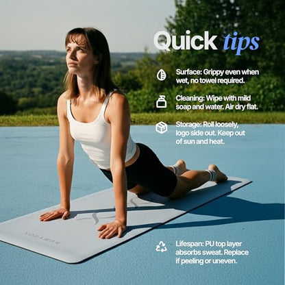 Natural Rubber Workout Mat with Bag | Thick Rubber mat 4.5 mm | Non Slip Yoga Mat Non Slip| Gym Mats for Home Gym Floor Mat, Home Exercise Mats for Home Workout Accessories, Fitness Mat, Workout Mats for Home Gym, Yoga Matt, Stretching Mat, Thick Exercise