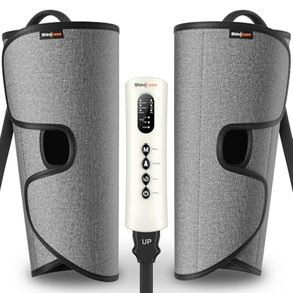 Leg Compression Massager for Circulation and Pain Relief Fsa, Air Compression Calf Massager with 3 Modes 3 Intensities 2 Timing, for Restless Legs Syndrome Relief, Wellness Gift for Mom Dad