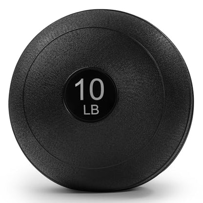 Sunny Health & Fitness Ultra-Durable Slam Ball, Sand Filled No-Bounce Core, Non-Slip Grip – Available in 10–50 lbs - style: 10lbs