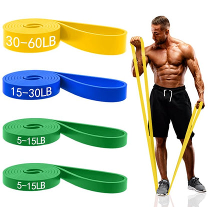 5PCS Resistance Bands for Working Out, Pull Up Assistance Bands Set - color: 4PCS