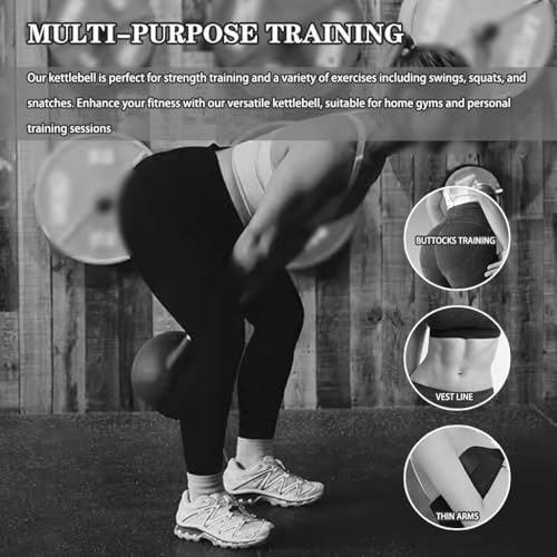 Kettle Bells Weight Gym Men's Competitive Kettlebell, Professional Strength Training Cast Iron Dumbbell, Swing/Squat/Deadlift, Sports Equipment(Red-8kg) - color: Red-8kg