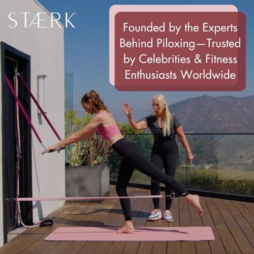 STAERK Pilates Suspension Training System - Premium Resistance Training Kit - At-Home Pilates for Strength & Flexibility - Resistance Bands Set for Home Gym, Travel, and Outdoors - size: Starter Kit