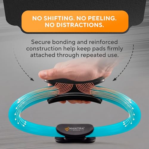 Pilates Ring Circle, Magic Circle Pilates Ring, Inner Thigh Exercise Equipment, Fitness Rings for Women, Thigh Master Inner Thigh Exerciser, Yoga Ring Pilates Equipment for Home Workouts