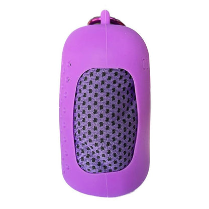 Cooling Towels 35.4x11.8 inch Portable Mini Silicone Set Ice Towel Quick-Drying Yoga Fitness Towel for Gym Exercise (Purple) - color: Purple