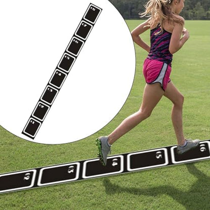 Agility Ladder Mat Speed Training Equipment Agility Training Ladder Mat Improve Speed Strength Coordination Power Skill Footwork Trainer Pad Wear - size: 350cmx34cm