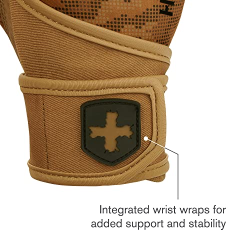 Harbinger Pro Wristwrap Gloves 2.0 for Weightlifting, Training, Fitness, and Gym Workouts with Wrist Support