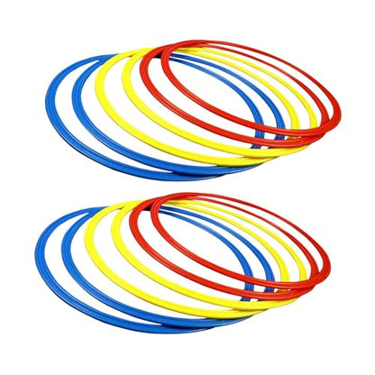 Agility Training Rings Portable Sturdy Home Gym for Soccer Trainer Athlete Kids Hockey