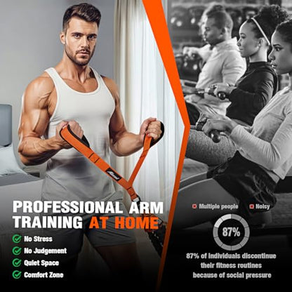 HPYGN Resistance Bands Training for Arms, Biceps, Triceps, Back, Abs, Shoulders, Heavy Duty Exercise Bands with Handles, Door Anchor, Home Gym Workout Equipment for Tricep Pushdowns, Face Pulls