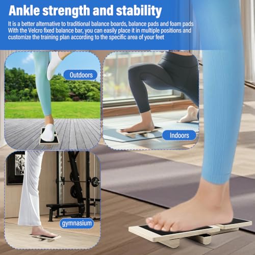 Ankle Strengthener, Ankle Balance Board Blackboard Foot Trainer Foot Strengthener for Injury Tehabilitation Posture Correction Stability Training