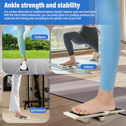 Ankle Strengthener, Ankle Balance Board Blackboard Foot Trainer Foot Strengthener for Injury Tehabilitation Posture Correction Stability Training