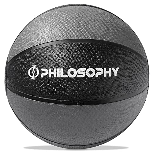 Philosophy Gym Medicine Ball - Weighted Fitness Non-Slip Ball