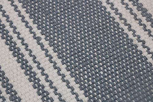 Hand Woven 100% Cotton Yoga Mat- Thick Handloom Made in India- for Gym Floor Exercise - Runner for Bedroom