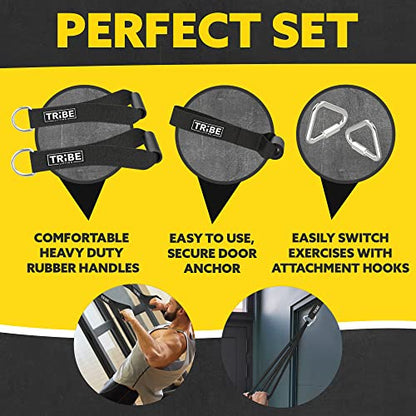 Long Resistance Bands Set, 5 Pull Up Assistance Bands for Working Out - color: Black 2