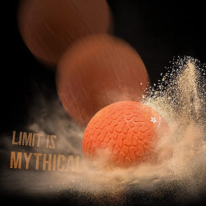 Yes4All Upgraded Version Durable Solid Slam Medicine Balls from 10-40lbs, Multicolor Options - color: Orange beast, style: F. 30lbs