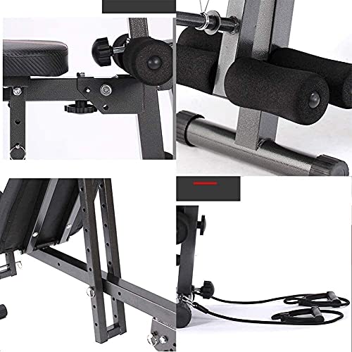 Weight Bench Dumbbell Weight Lifting Adjustable Weight Bench Sit-ups Fitness Equipment, Adjustable Supine Board, Home Multifunction Folding Dumbbell Bench