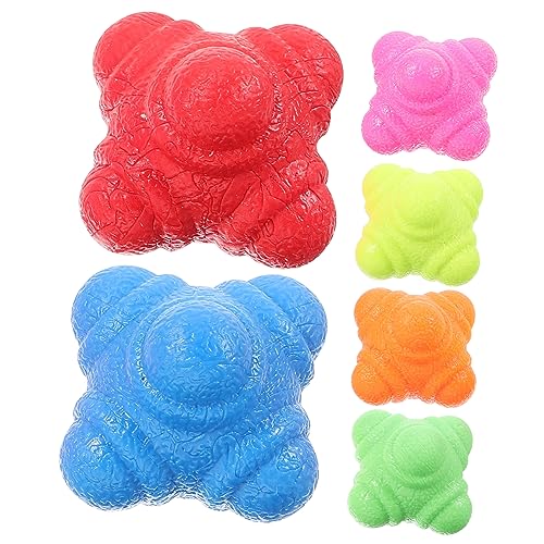 6pcs Hexagonal Reaction for Agility and Reaction Training Improve Hand-Eye Coordination and for Sports Drills and Fitness Exercises