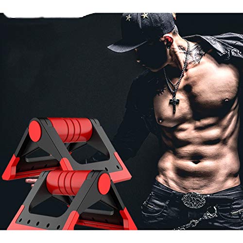 Folding Push-Up Bracket With Non-Slip Foam Handle Muscle Building Pipe Plug Anti-Slip Stands Chest Expander - color: E