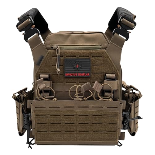 Modular Tactical Vest – 1000D Nylon, Quick Release, MOLLE, Adjustable | Training Airsoft, & Fitness Vest