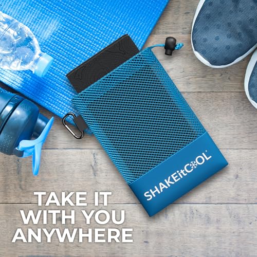 Extended Size Cooling Towel – Be Cool in Style - Heat Relief, Soft, Lightweight, Sun Protection, Easy Clean - Perfect for Biking, Hiking, Running, Yoga, Golf, Gardening - Black Topo M - color: Black Topo