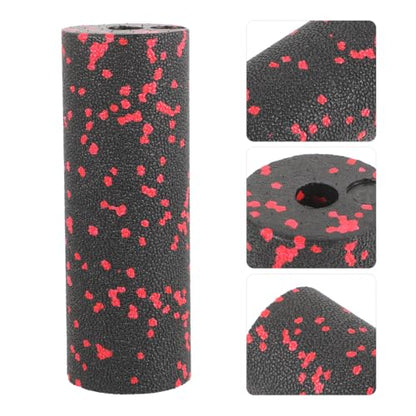 Portable Yoga Column Massager Hard Foam Roller for Muscle Release Red