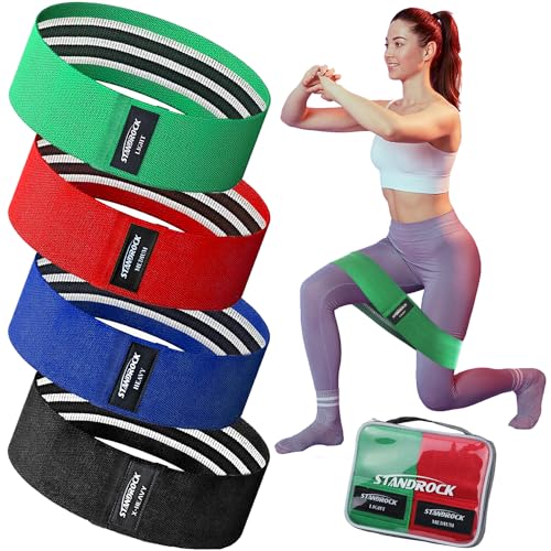 Fabric Resistance Bands for Working Out, 3 and 4 Levels Booty Bands Long Resistance Bands for Women and Men | Elastic Bands for Exercise Bands Resistance Workout Bands Resistance