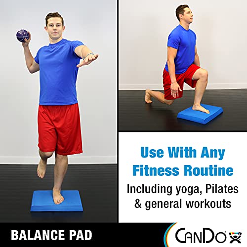 CanDo Balance Pad - Foam Stability Trainer for Balance, Stretching, Physical Therapy, Mobility, Rehabilitation and Core Strength Training