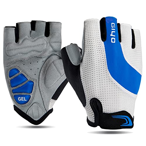 Cycling Gloves for Men Women - Road/Mountain Bike Gloves Anti Slip Shock Absorbing Padded -Bicycle Biking Gloves for Fitness Cycling Training Outdoor Sports