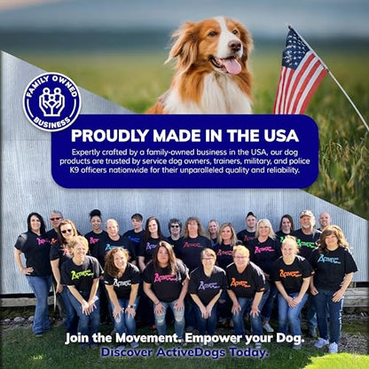 ActiveDogs Weighted Dog Collar for Muscle Building and Tactical Training - Dog Weighted Vest for Exercise - Includes 5x1lb Weights & Sheepskin Padding - Ideal for K9, Bully, Bull Terrier & More