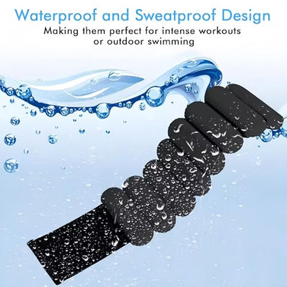 Wrist Weights Set of 2(1Lbs Each), Adjustable Silicone Arm & Leg Weights for Women
