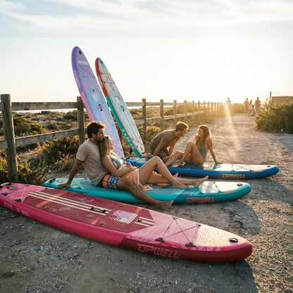 11'×34" Stand Up Paddle Board, SUP Board for Adults & Teens, Inflatable SUP Board with Premium Accessories, 120L Backpack, Paddle, Leash, Hand Pump, Fins