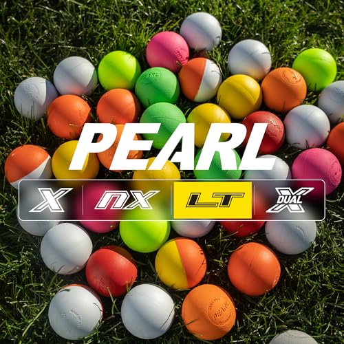 Pearl LT Textured Lacrosse Balls by Guardian Innovations - SEI Certified Meet NOCSAE Standards for Games. Official Game Balls of Top NCAA Programs, Tournaments and Leagues - color: Neon Pink, size: 50 Pack